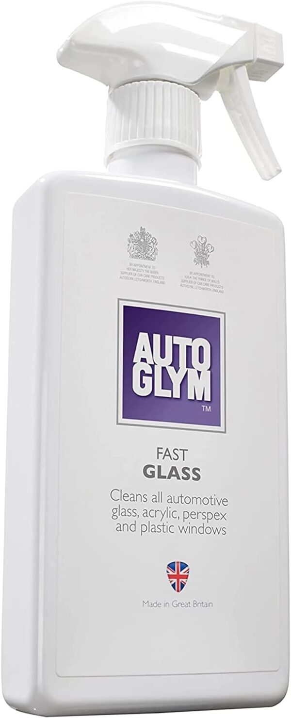 Autoglym Fast Glass, 500ml - Car Window Cleaner for Windscreen, Windshield, Window Cleaning, Mirrors and More